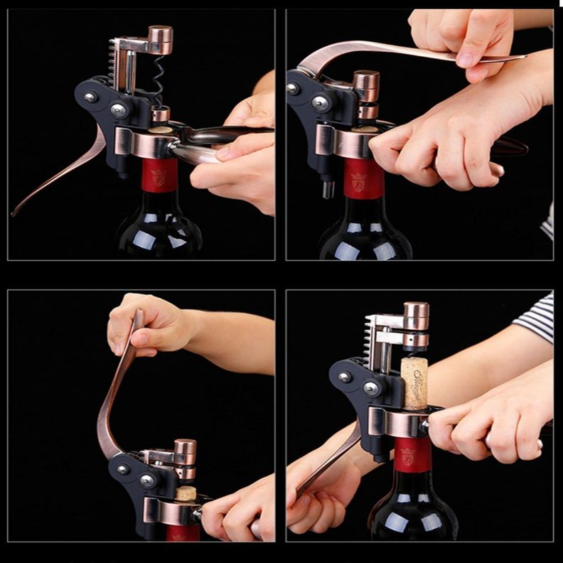 Maletin Set Descorchador Vino Ecocuero Elegante-3