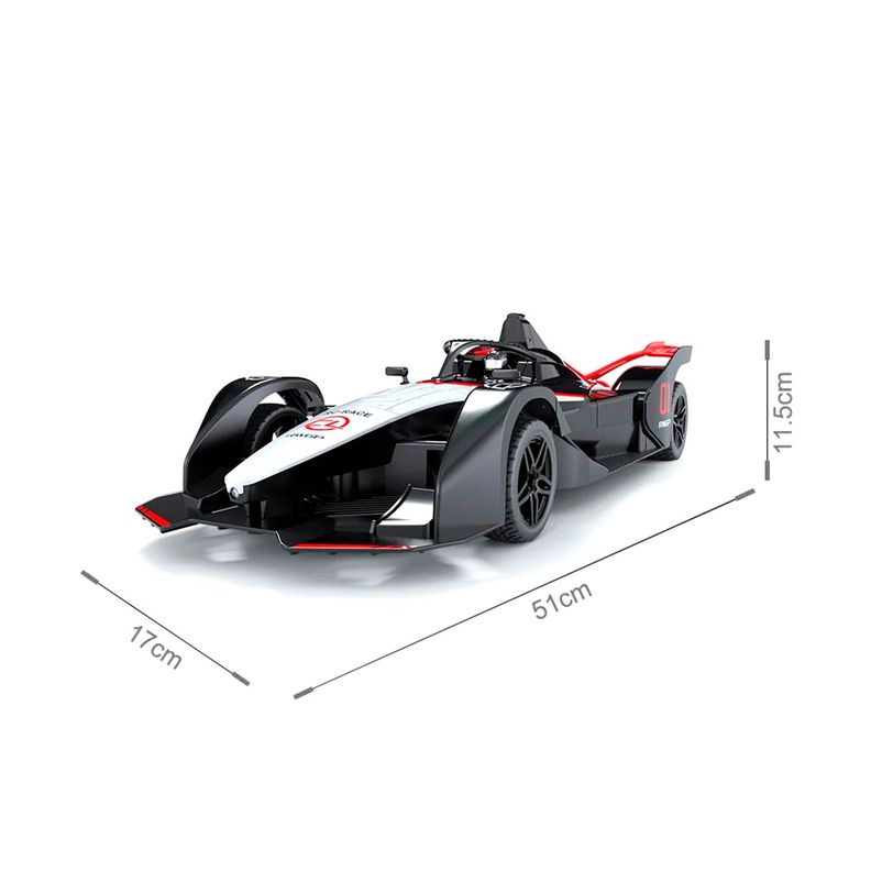 Auto de Carreras F1 Escala a Control Remoto Rojo-2