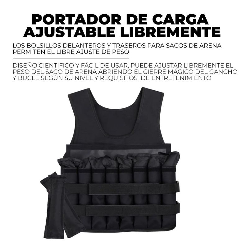 Chaleco Lastre Peso Entrenamiento Pro Crossfit 10k-1