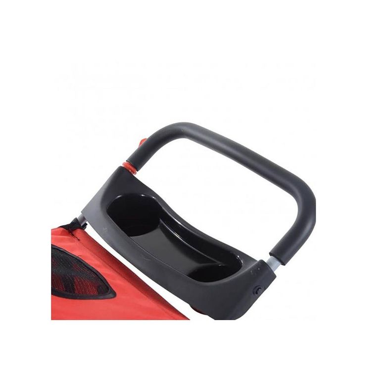 Coche Para Mascotas De 3 Ruedas Rojo-5
