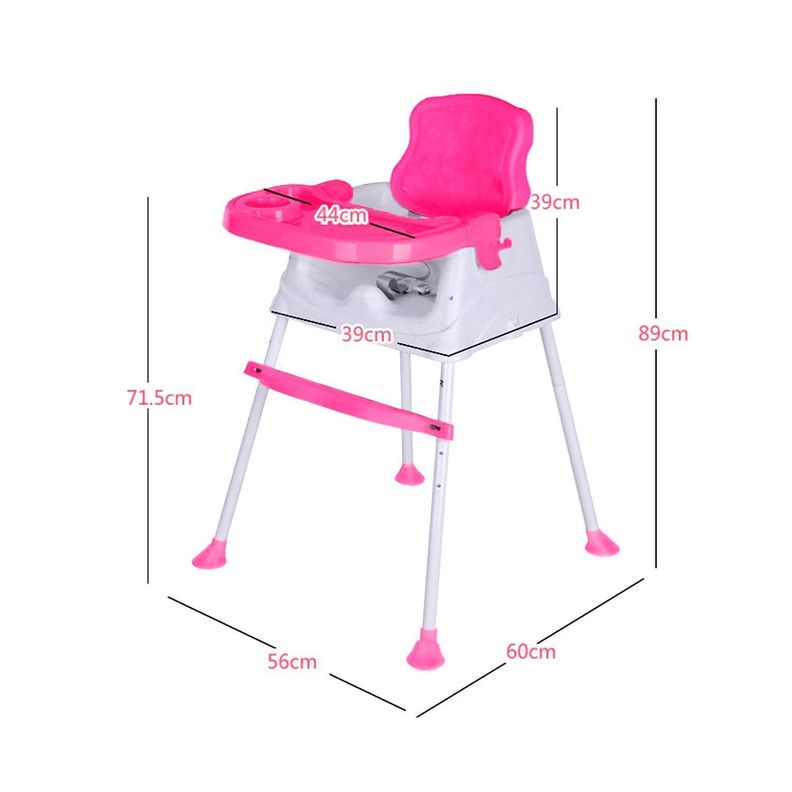 Silla De Comer Para Bebe / Niño altura Ajustable 3 en 1-3