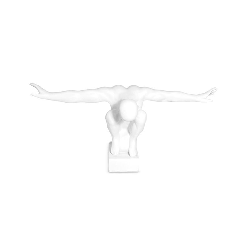 Adorno Deco Escultura Minimalista Atleta en Equilibrio-1