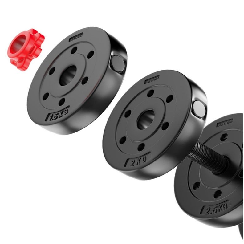 Set de Mancuernas de 30 Kg con Union Red-6