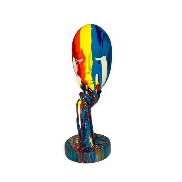 Adorno Escultura Deco Figura Abstracta Estatua Rostro-0
