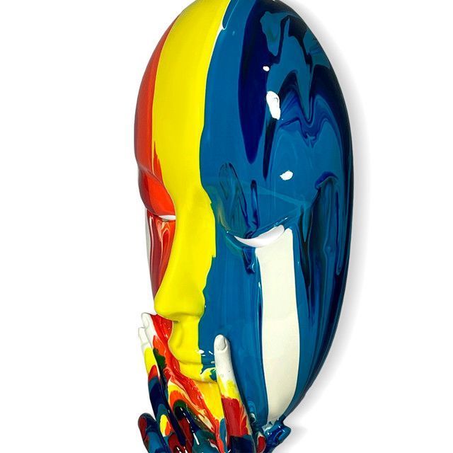 Adorno Escultura Deco Figura Abstracta Estatua Rostro-2
