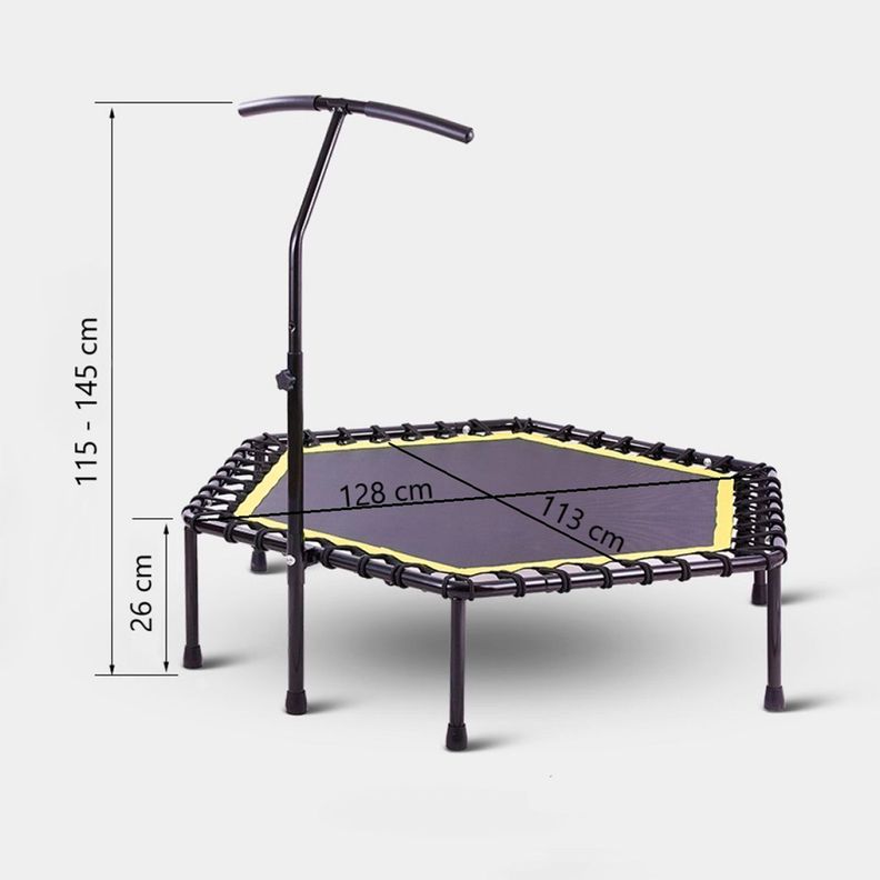 Trampolin con soporte en T 115 cms., saltarina, Power Jump-3