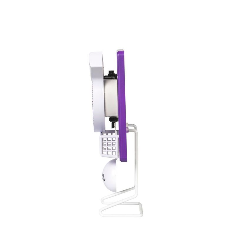 Reloj Despertador Inalambrico Ping Pong Morado-4
