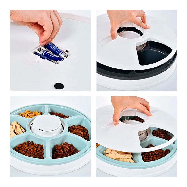 Dispensador Dosificador Automático Para Mascotas-3