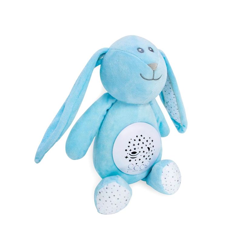 Conejito de peluche con Proyector de música y luz-0