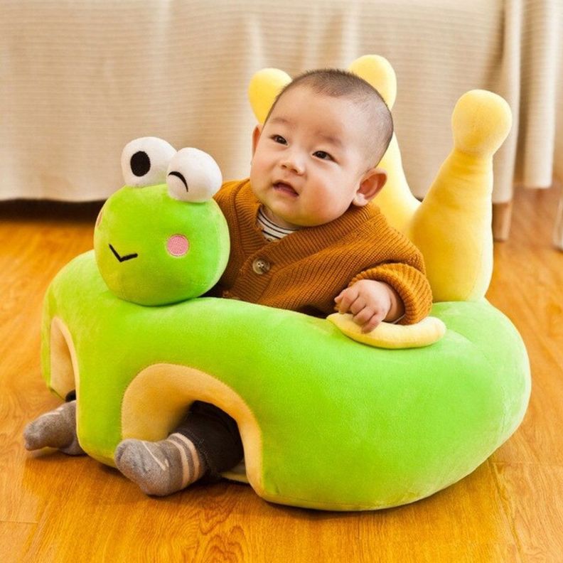Cojin Asiento Bebe Seguridad y Apoyo Rey Ranita-3