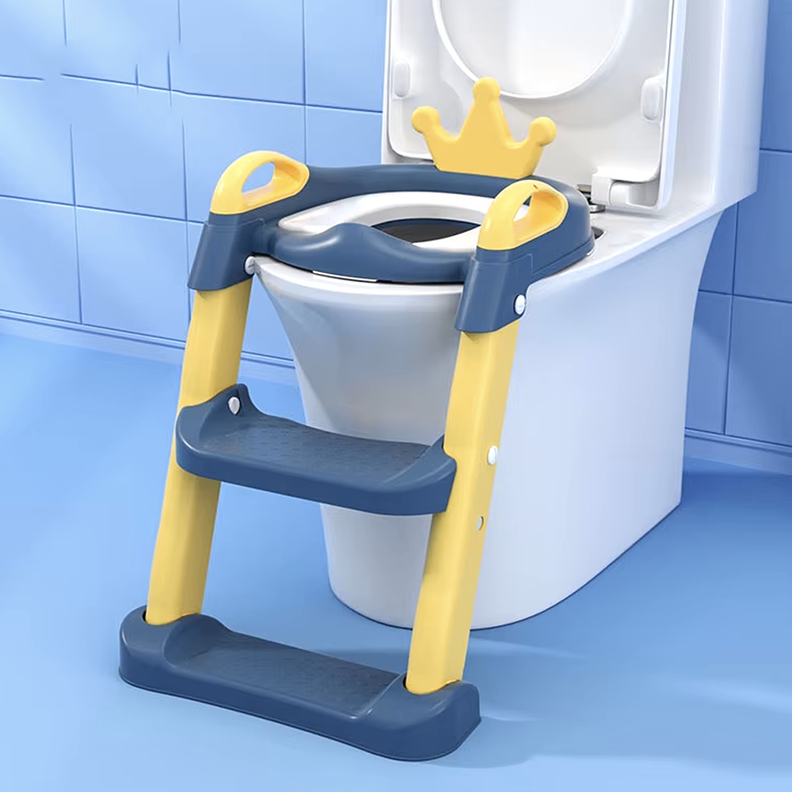 Escalera Asiento Adaptador De Baño Pelela Niños Amarillo-3
