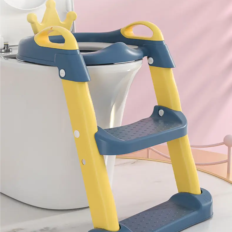 Escalera Asiento Adaptador De Baño Pelela Niños Amarillo-7