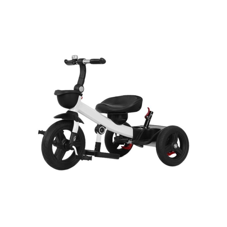 Triciclo 4 en 1 Plegable Reclinable 360° Azul petróleo-1