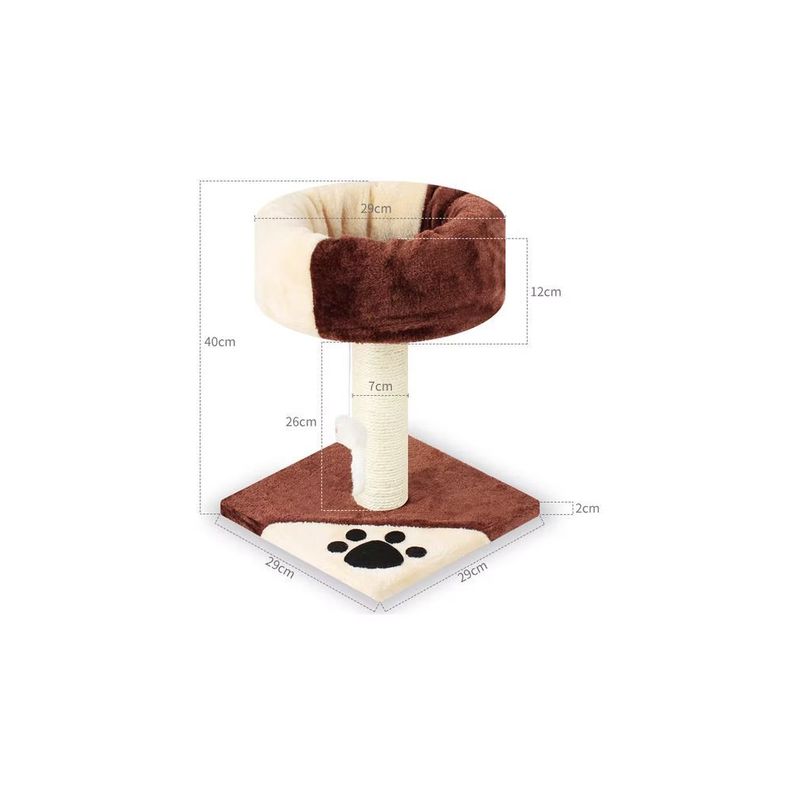 Rascador Para Gato Camita 41 Cm. + Raton-4