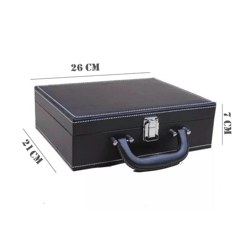 Set Maletin Descorchador De Vino Ecocuero Elegante-2