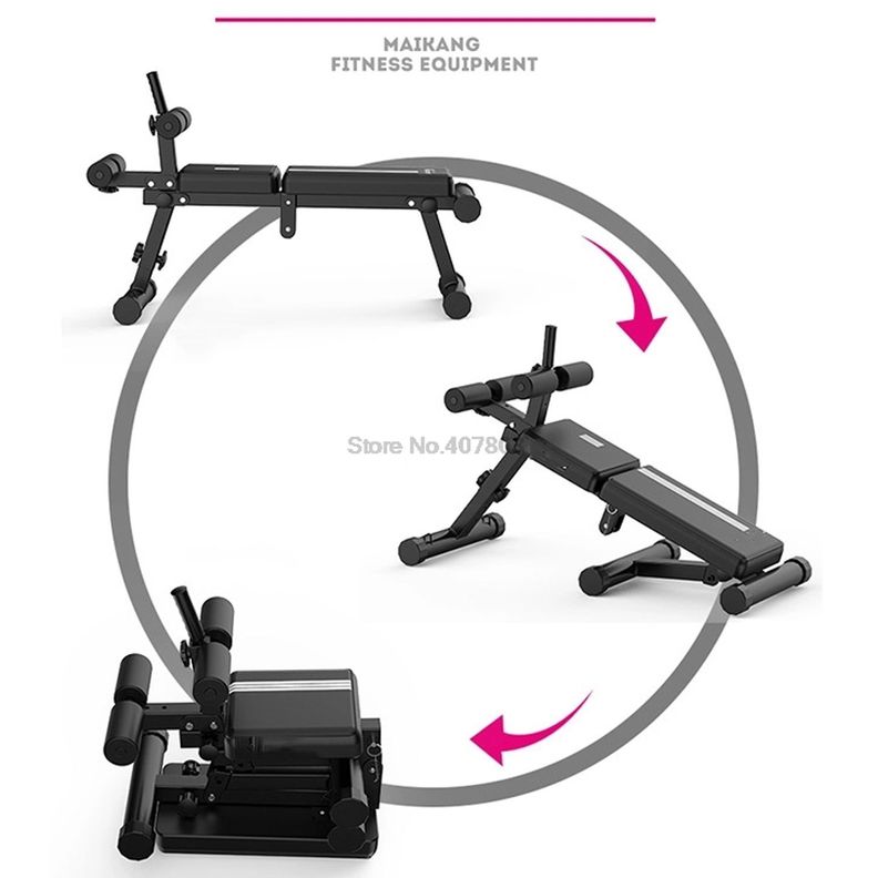 Banca Abdominales Multiposicion Plegable-5