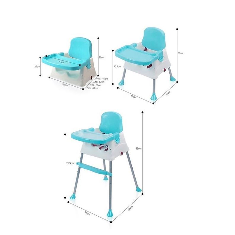 Silla De Comer Para Bebe / Niño altura Ajustable 3 en 1-1