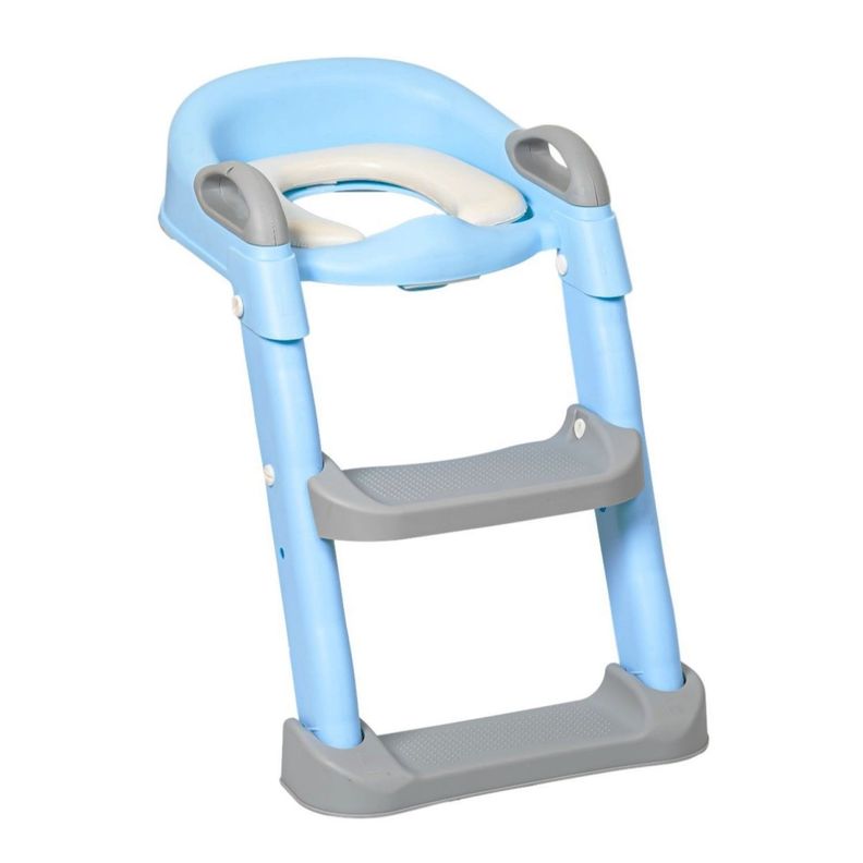 Asiento Adaptador De Baño Escalera Pelela Celeste-4