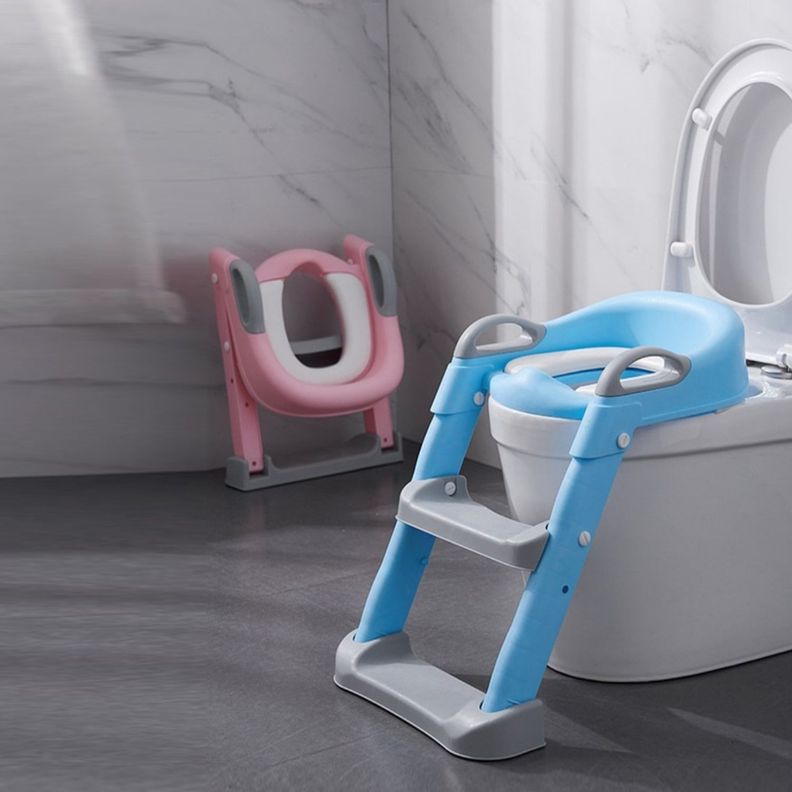 Asiento Adaptador De Baño Escalera Pelela Celeste-5