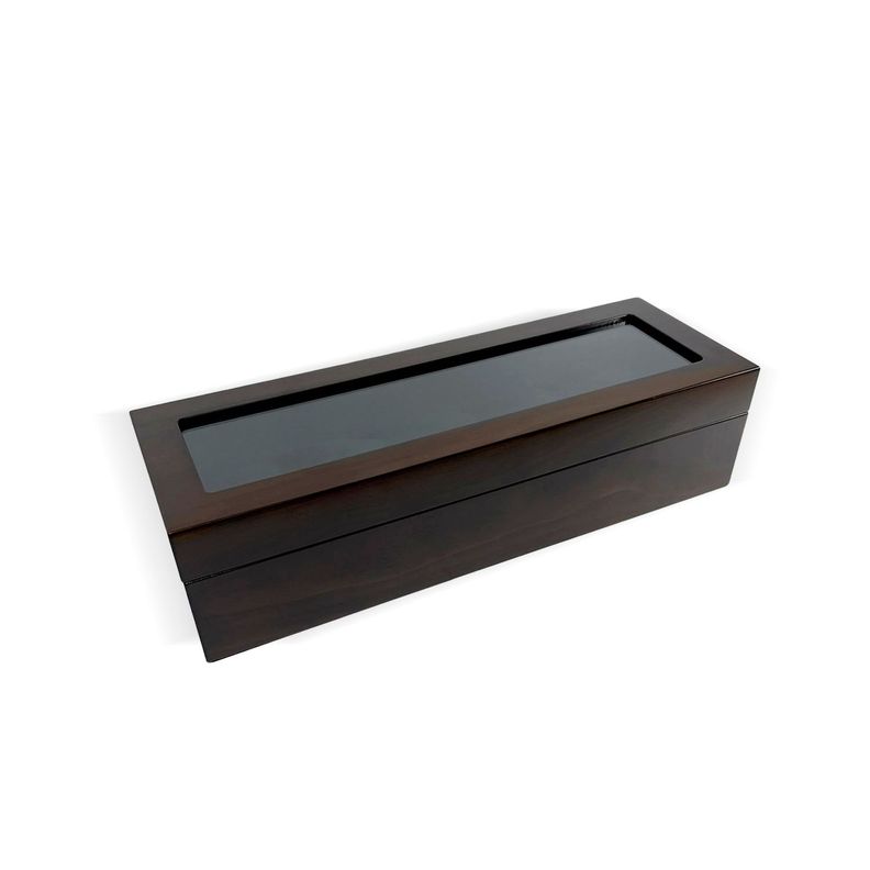 Caja Estuche Organizador 5 Relojes Madera de Lujo-1