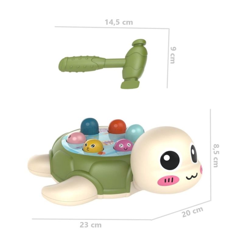 Juego Didactico Interactivo Tortuga Aplasta Topo con Martillo-1