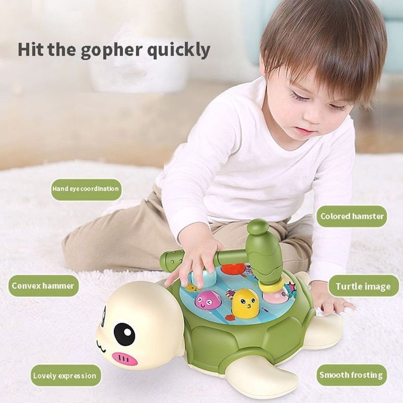 Juego Didactico Interactivo Tortuga Aplasta Topo con Martillo-4