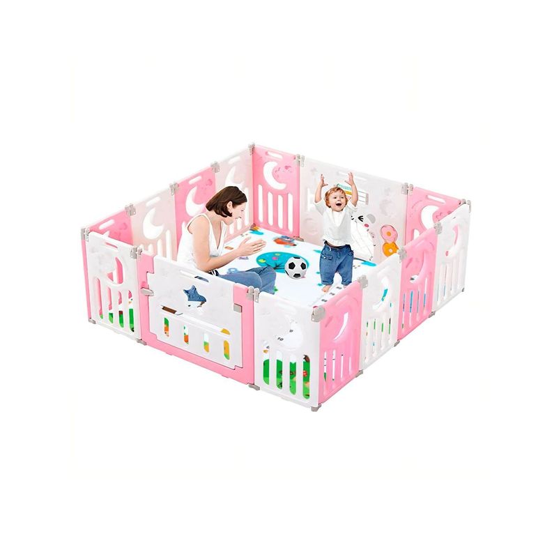 Corral de Seguridad Bebe Multiformas 12+2 Plegable -0