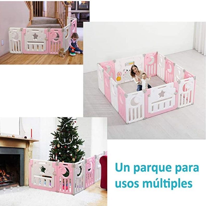Corral de Seguridad Bebe Multiformas 12+2 Plegable -6