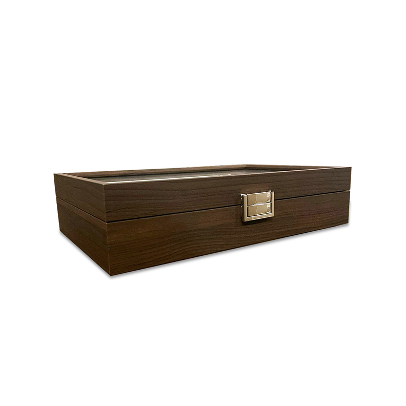 Caja Estuche Organizadora 12Relojes Madera de Lujo-2