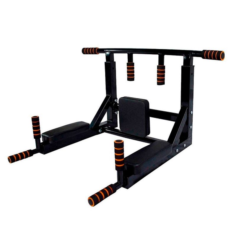 Barra Ejercicio Dominada Calistenia 8 en 1 Sportime Negro 25/30