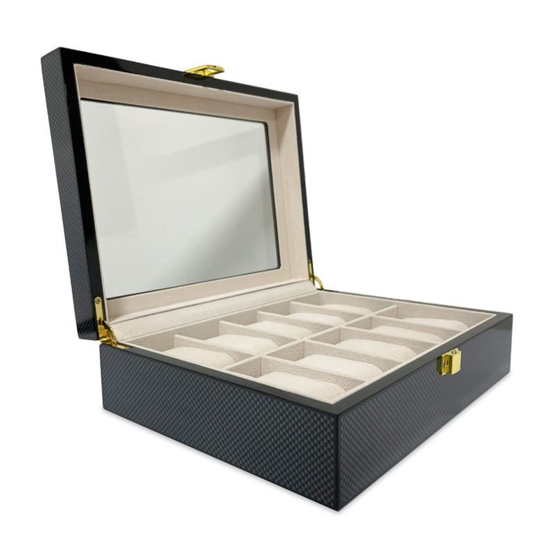 Caja Estuche Organizador De 10 Relojes De Lujo-0