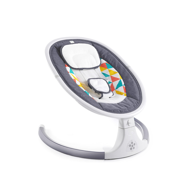 Silla Columpio Inteligente de Bebés Balancín Portátil con Temporización y Música-0