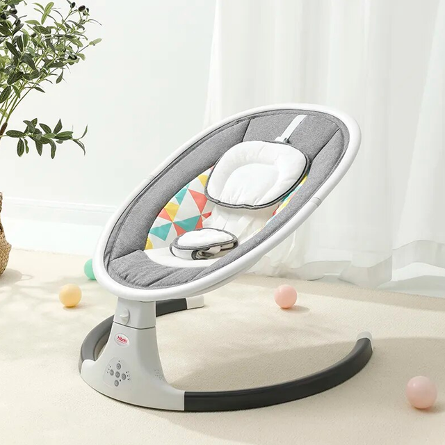 Silla Columpio Inteligente de Bebés Balancín Portátil con Temporización y Música-9