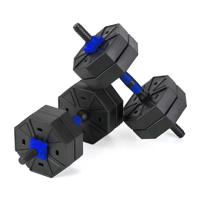Set de Mancuernas 40 KG Azul-0
