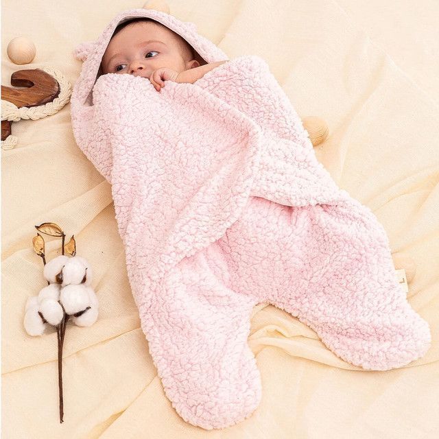 Manta Bebe Premium Recien Nacido Enterito Suave Osito-7