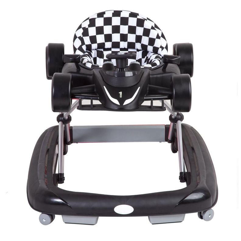 Andador F1 Caminador 2 en 1 Convertible Carreras Negro-1