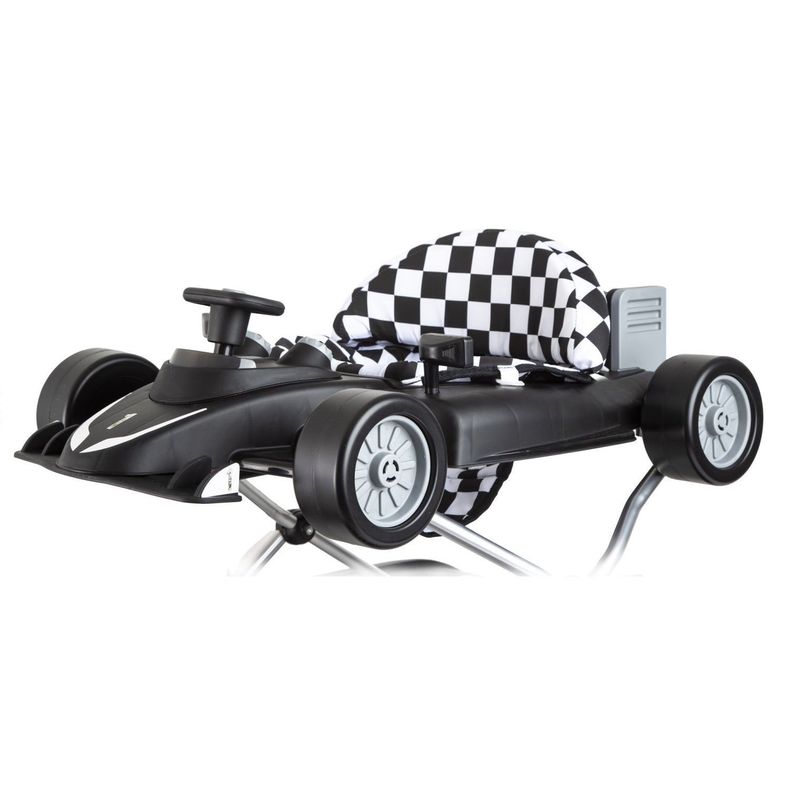 Andador F1 Caminador 2 en 1 Convertible Carreras Negro-4