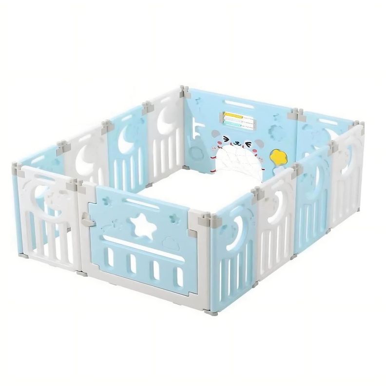 Corral de Seguridad Bebe Multiformas 12+2 Plegable -0