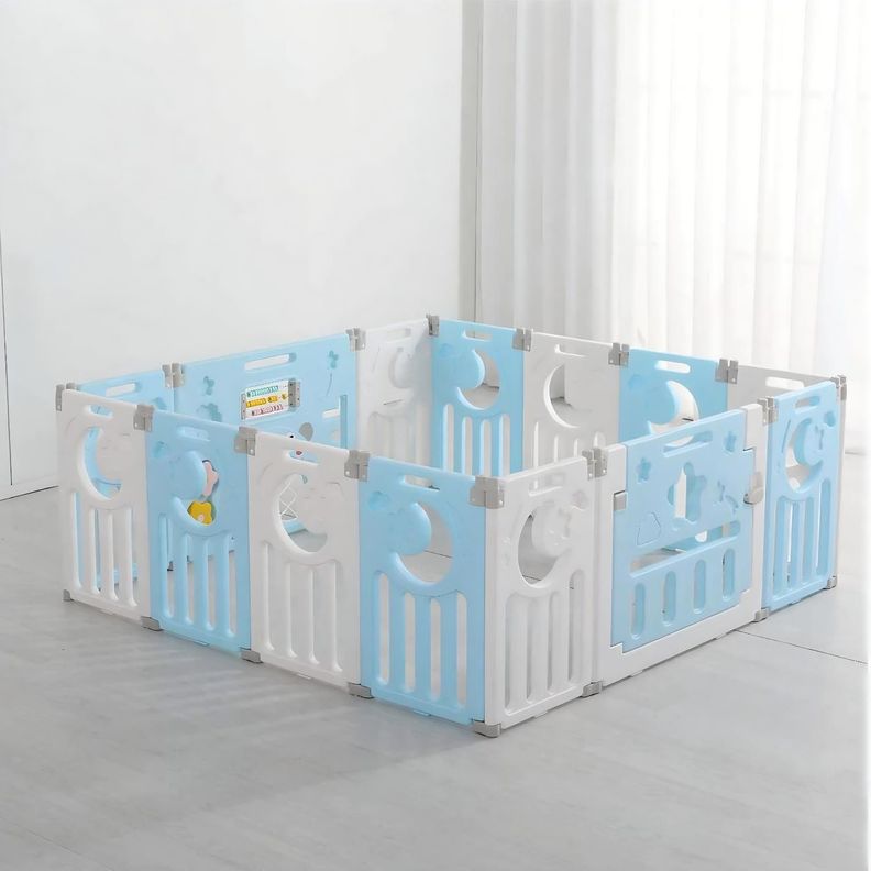 Corral de Seguridad Bebe Multiformas 12+2 Plegable -1