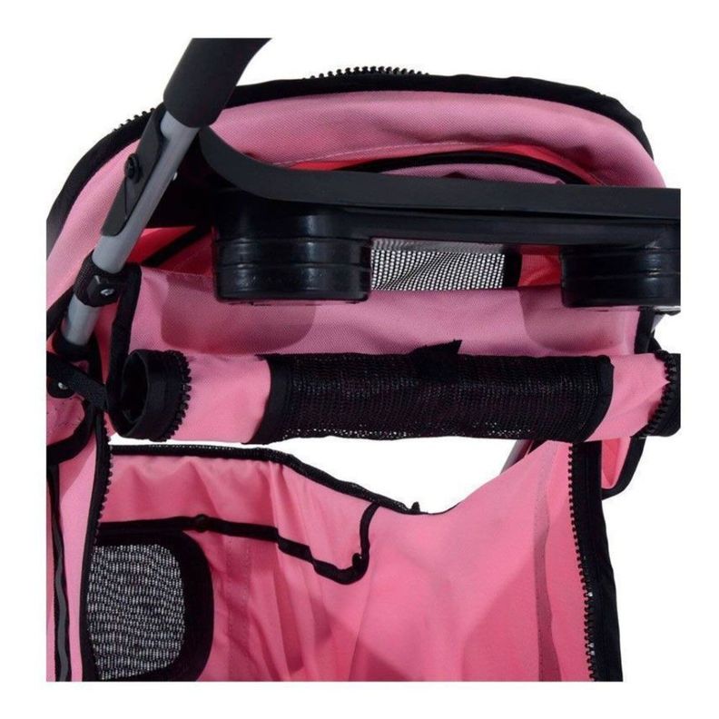 Coche Paseo Mascota Plegable Portatil 4 Ruedas-2