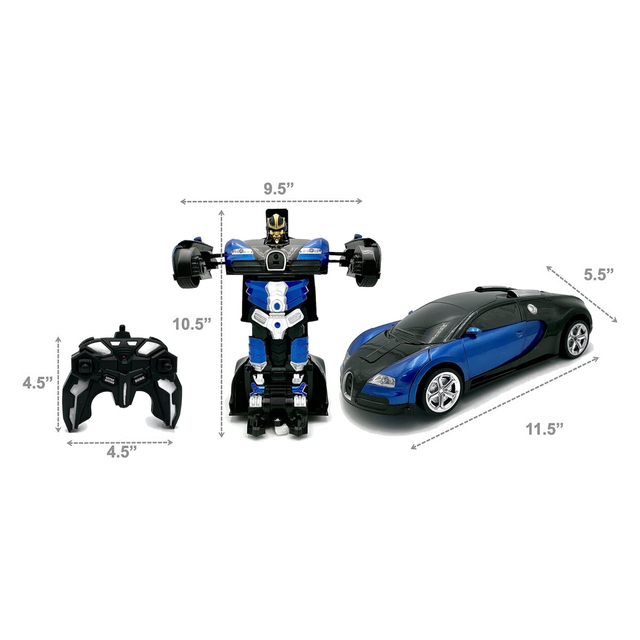 Auto Transformación a robot 2 en 1 Infantil a Control Retomo-4