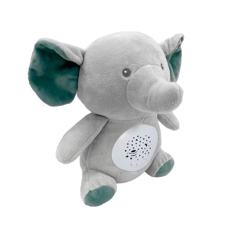 Elefante de peluche con Proyector de música y luz