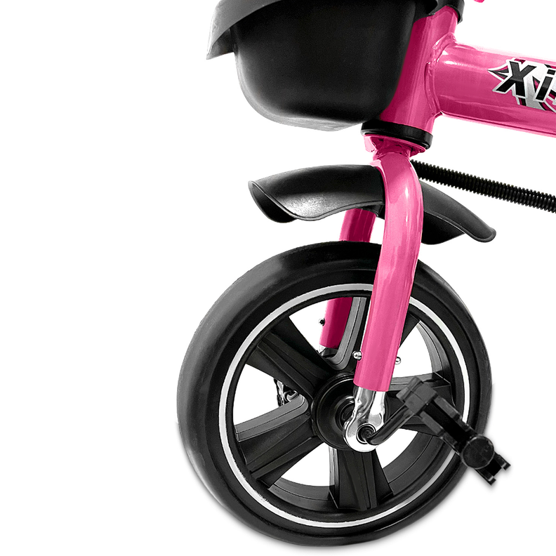 Triciclo Coche Infantil 5 En 1 Con Toldo y Mango-3