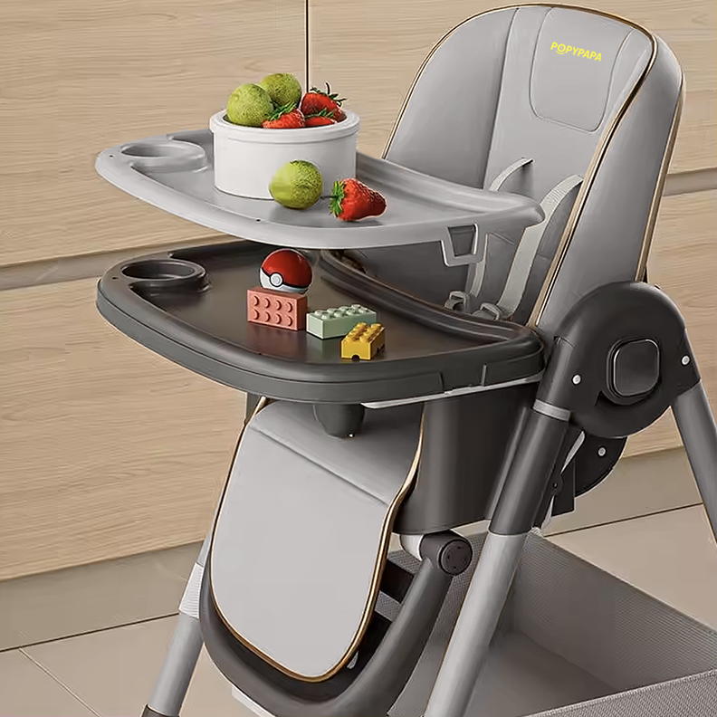 Silla De Comer Plegable Respaldo Y Altura Ajustable S-330-2