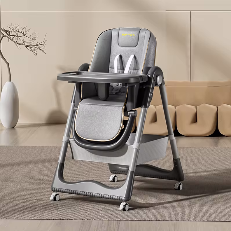 Silla De Comer Plegable Respaldo Y Altura Ajustable S-330-3