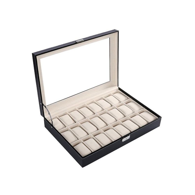 Caja Estuche Organizador de 24 Relojes de Lujo-2