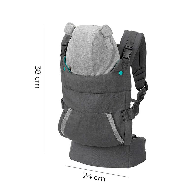 Portabebe Ergonomico Osito Con Gorrito-5