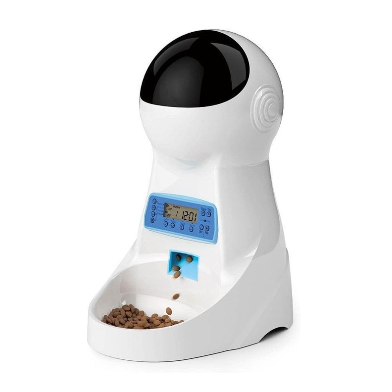 Dispensador Automatico Alimento Comida  Mascota Con Audio-0