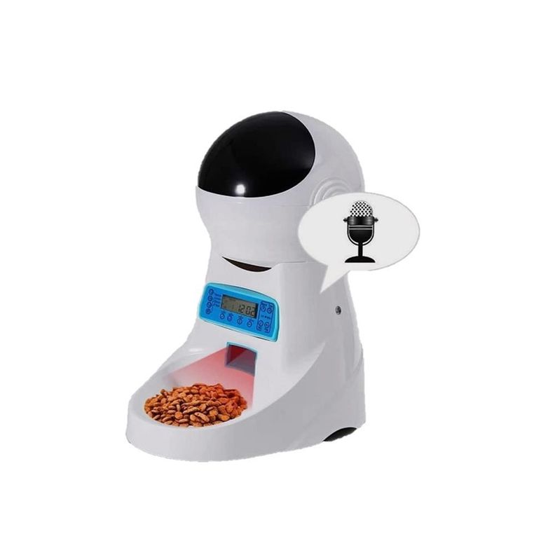 Dispensador Automatico Alimento Comida  Mascota Con Audio-3