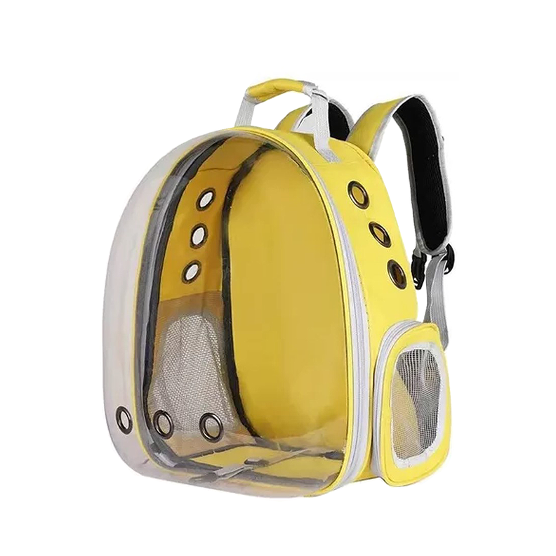 Mochila Transportadora Gatos Amarilla -1